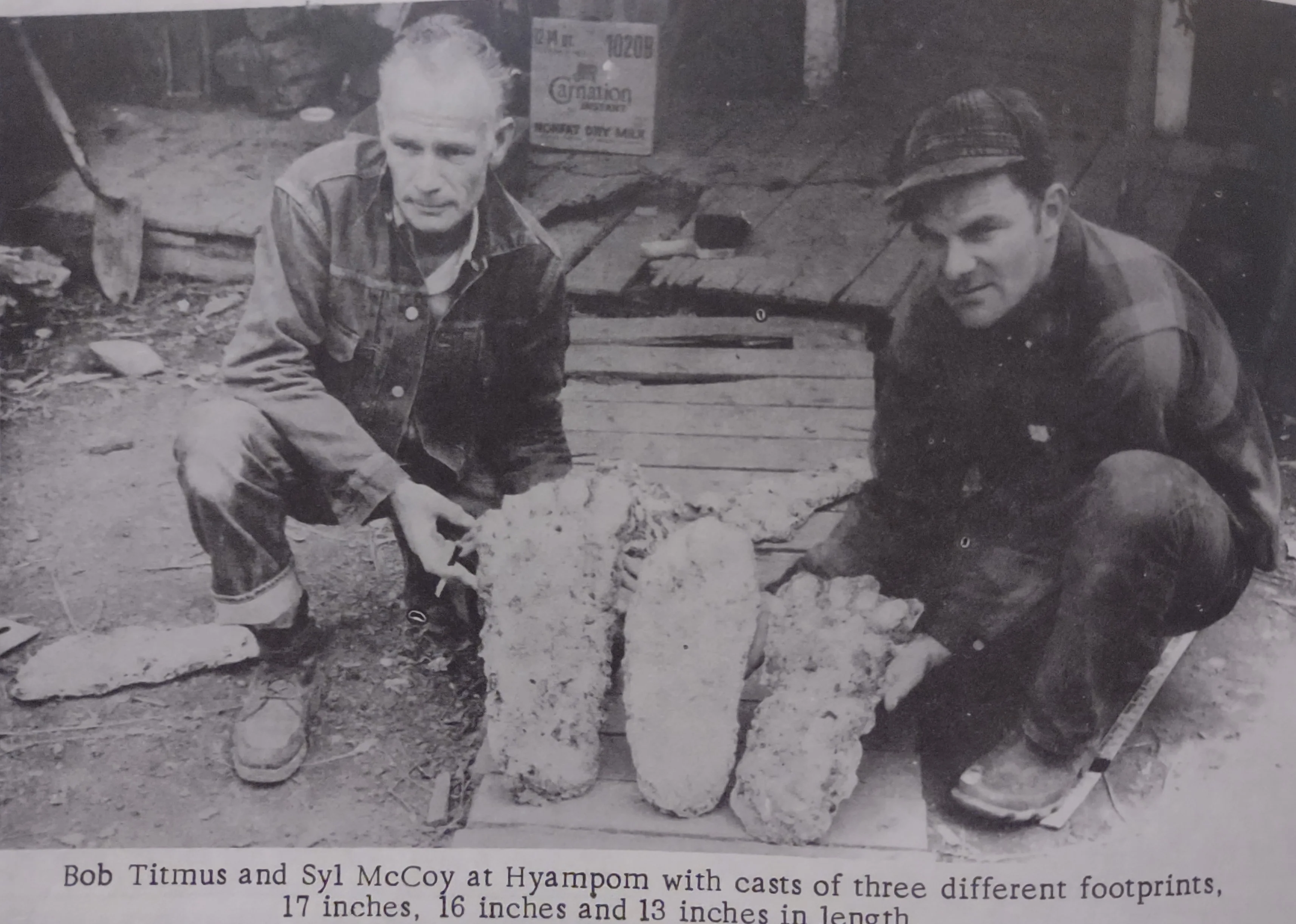 1963 Hyampom Bigfoot (Sasquatch) footprint cast "B" - Image 6