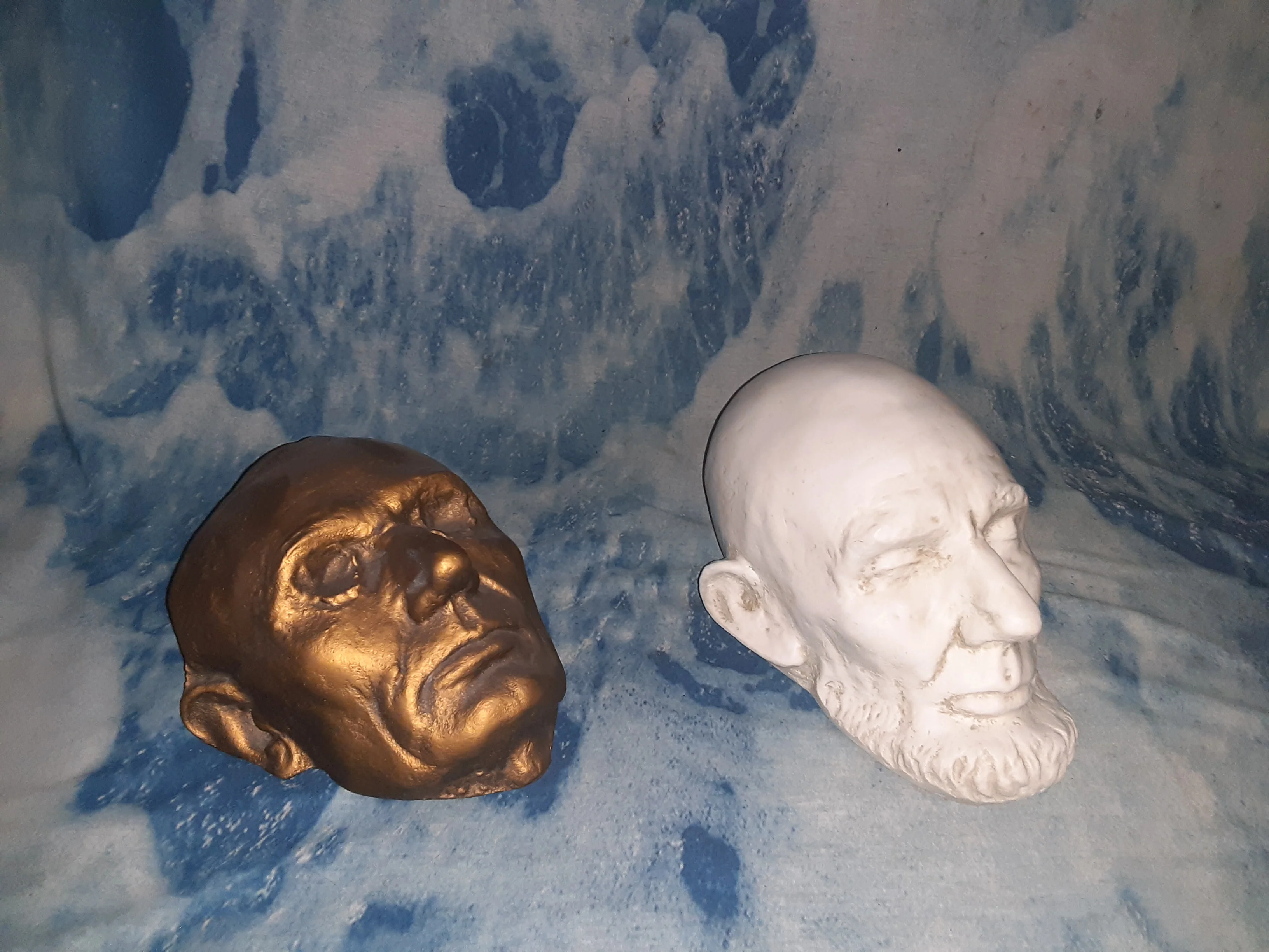 Abraham Lincoln Life Mask Volk Cast (Plaster) - Image 4