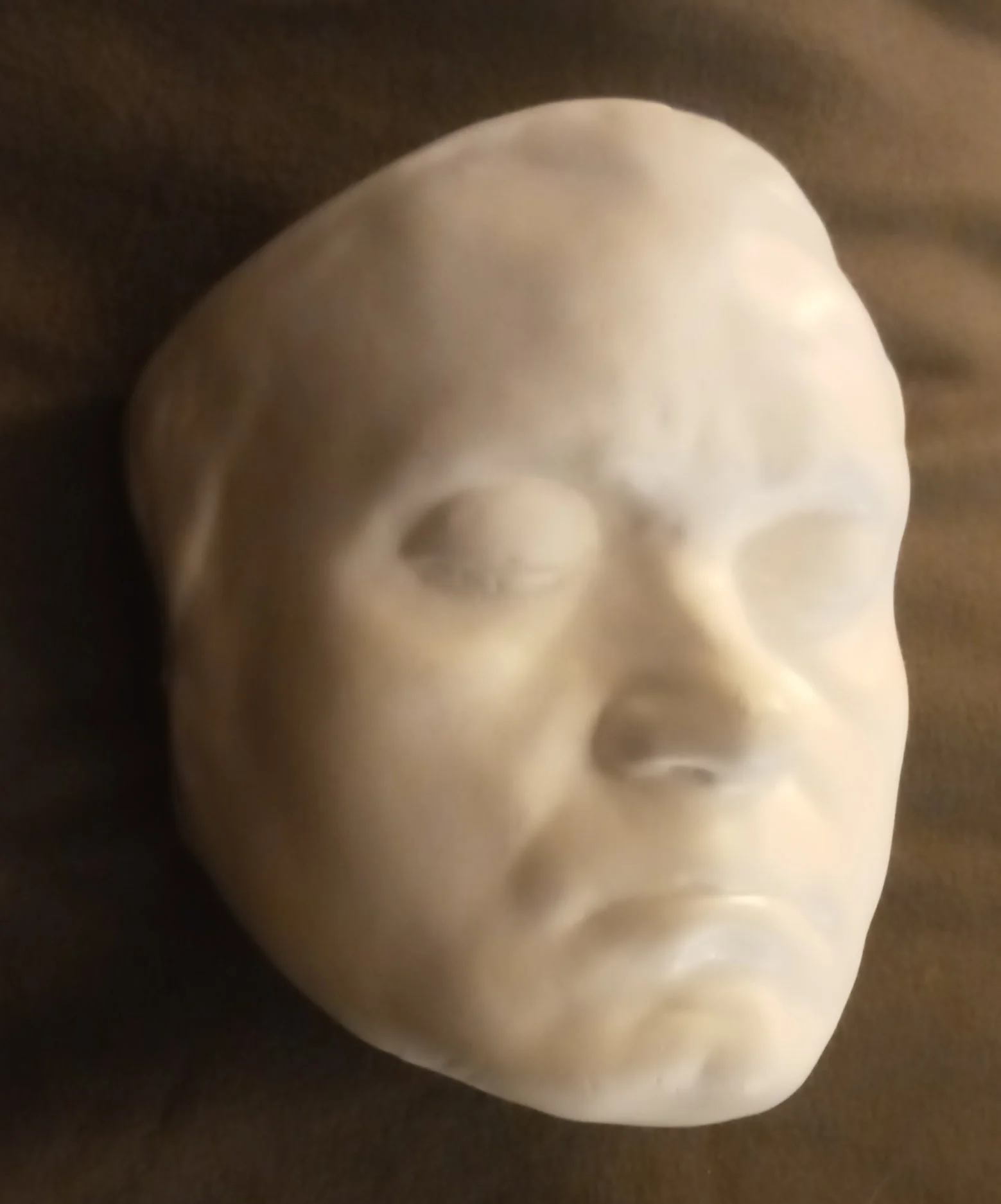 Beethoven life mask / life cast (Plaster) Ludwig van Beethoven's Life Mask Cast - Image 3