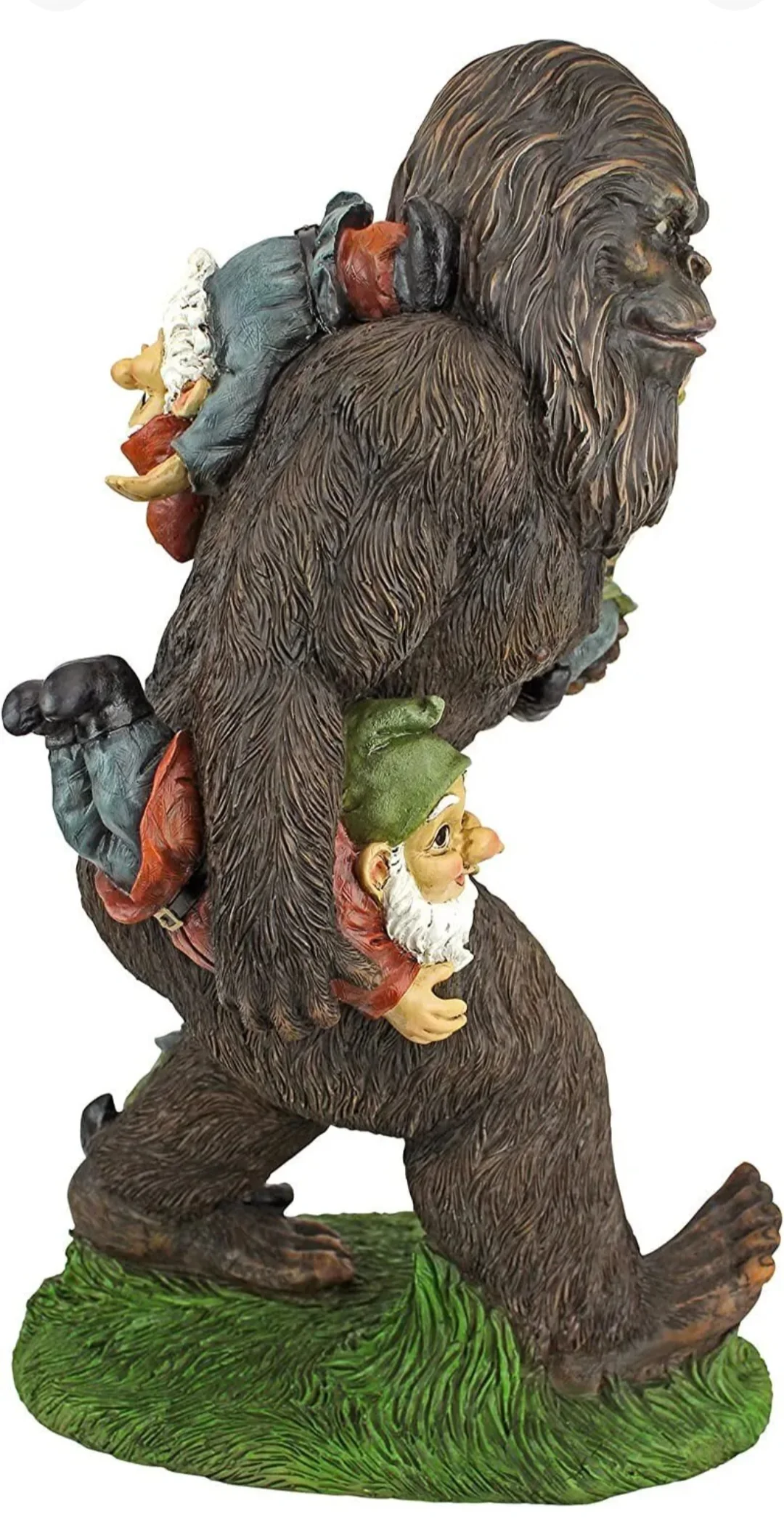 Bigfoot Eating Garden Gnomes Statue - Image 6