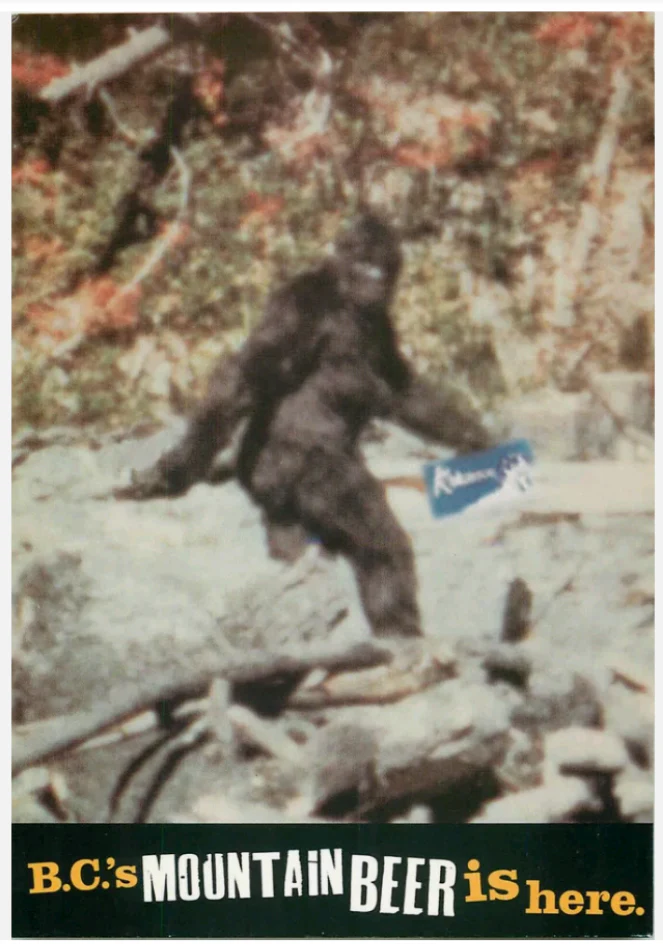 1958 Bigfoot Kokanee print cast replica #227 - Image 3