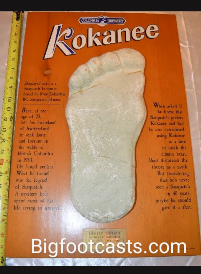 1958 Bigfoot Kokanee print cast replica #227 - Image 7