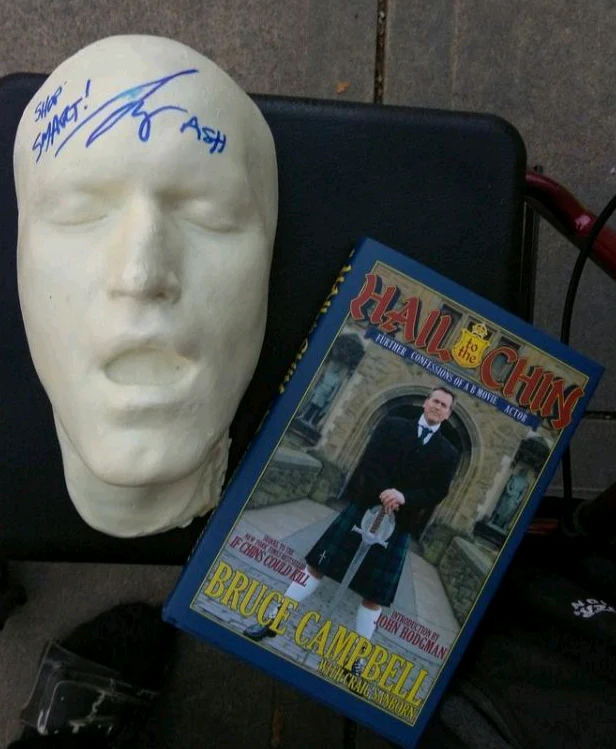 Bruce  Campbell Life mask (life cast) Resin - Image 4