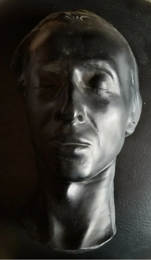 Chopin Death mask cast Head and Neck / life cast Head Face Death mask death cast - Image 8