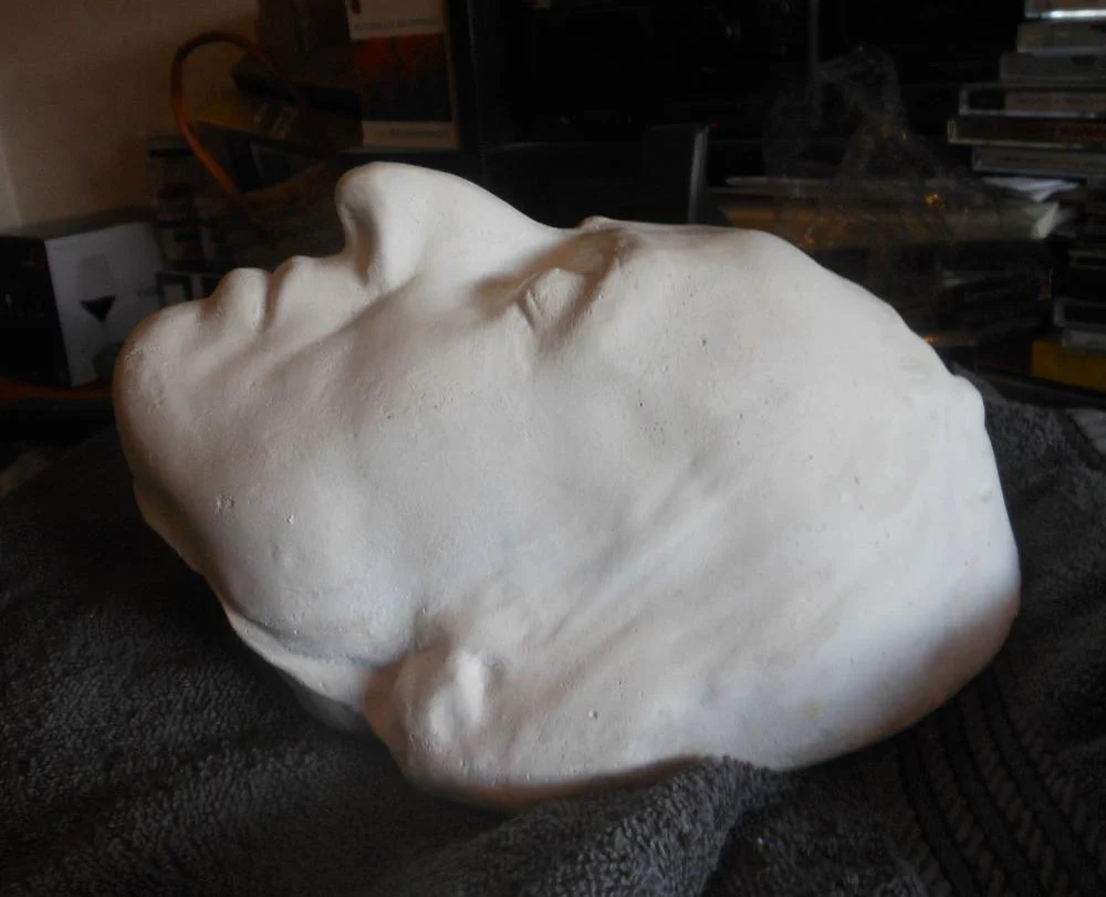 (Plaster) Chopin life mask / life cast Head Face Death mask death cast - Image 10