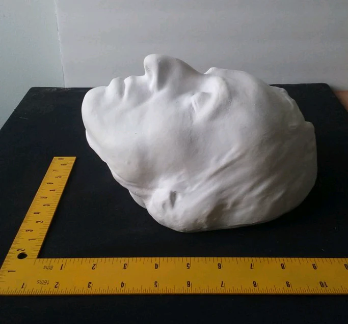(Plaster) Chopin life mask / life cast Head Face Death mask death cast - Image 6