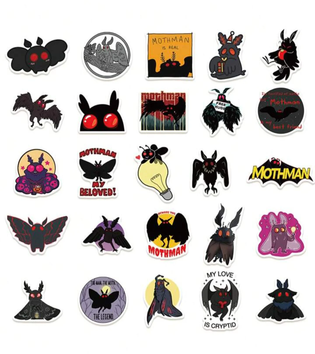 Mothman Stickers 4 for $2 - Image 2