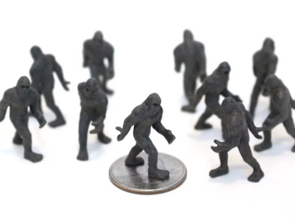Bigfoot Miniature Bigfoot - Mini Sasquatch - Terrarium Supplies - Teeny Tiny Bigfoot - Diorama Supplies Soap Making - Image 2