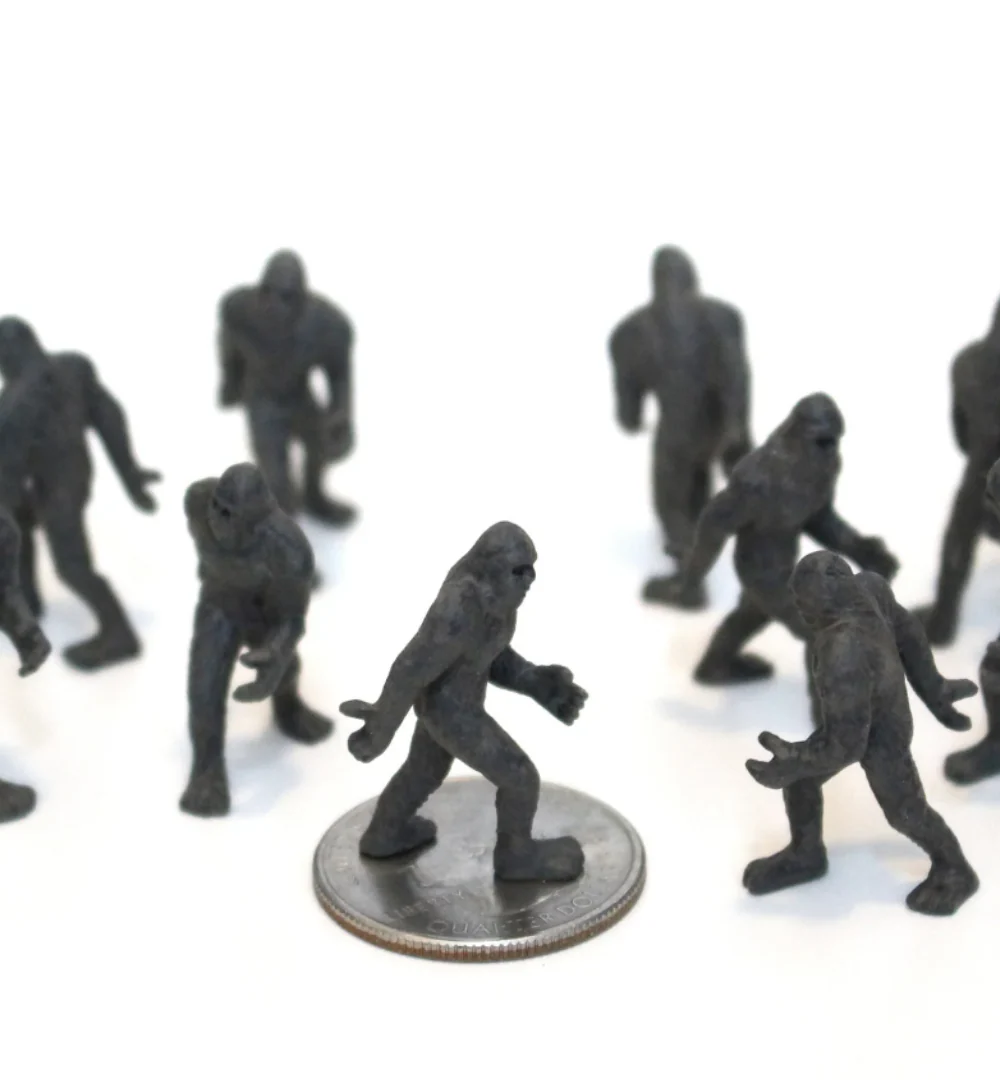 Bigfoot Miniature Bigfoot - Mini Sasquatch - Terrarium Supplies - Teeny Tiny Bigfoot - Diorama Supplies Soap Making - Image 5