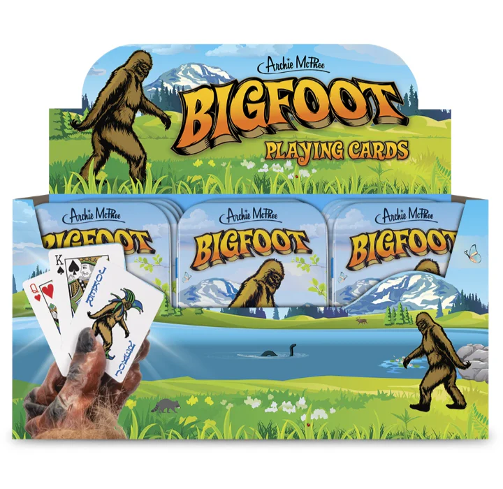 Bigfoot playing cards poker euchre blackjack - Image 3