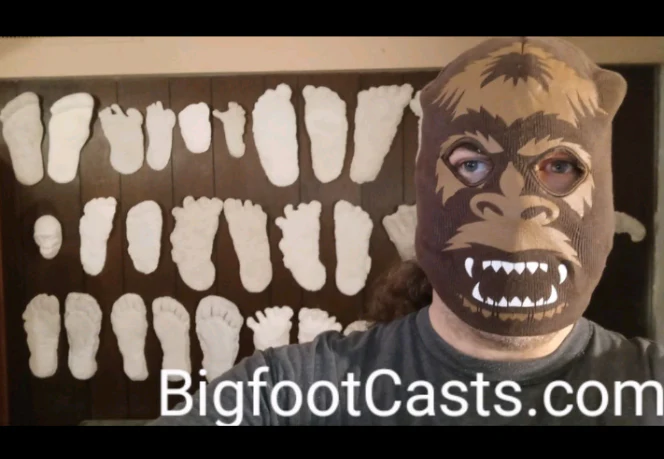 19xx Alma Footprint track cast from Russia Cryptozoology AlmastyAlmas Footprint BIGFOOT - Image 11