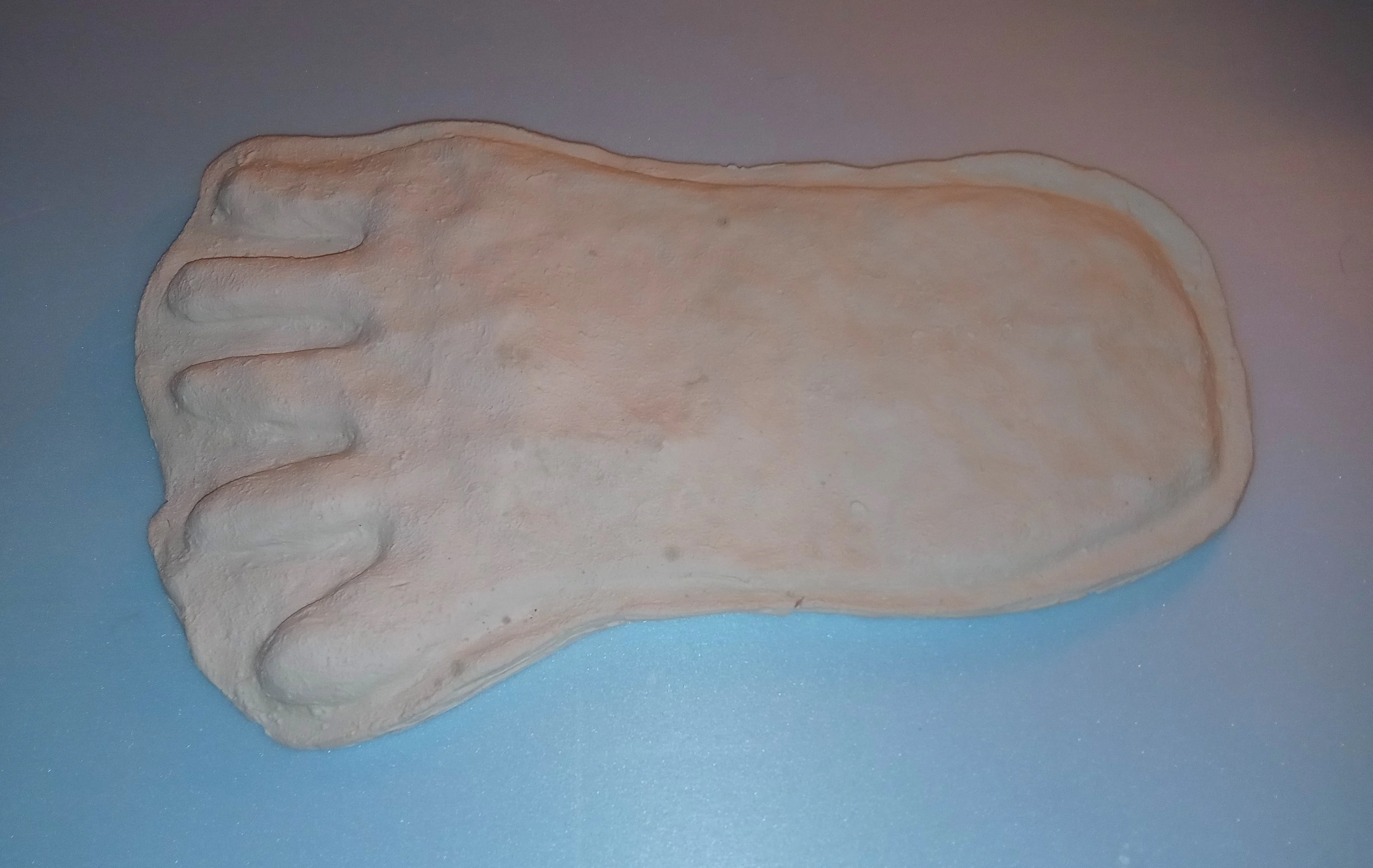 1976(?) Yowie Australian Yowie Footprint Yeti Footprint track cast Cryptozoology Yowie Bigfoot Cast Replica Footprint - Image 10