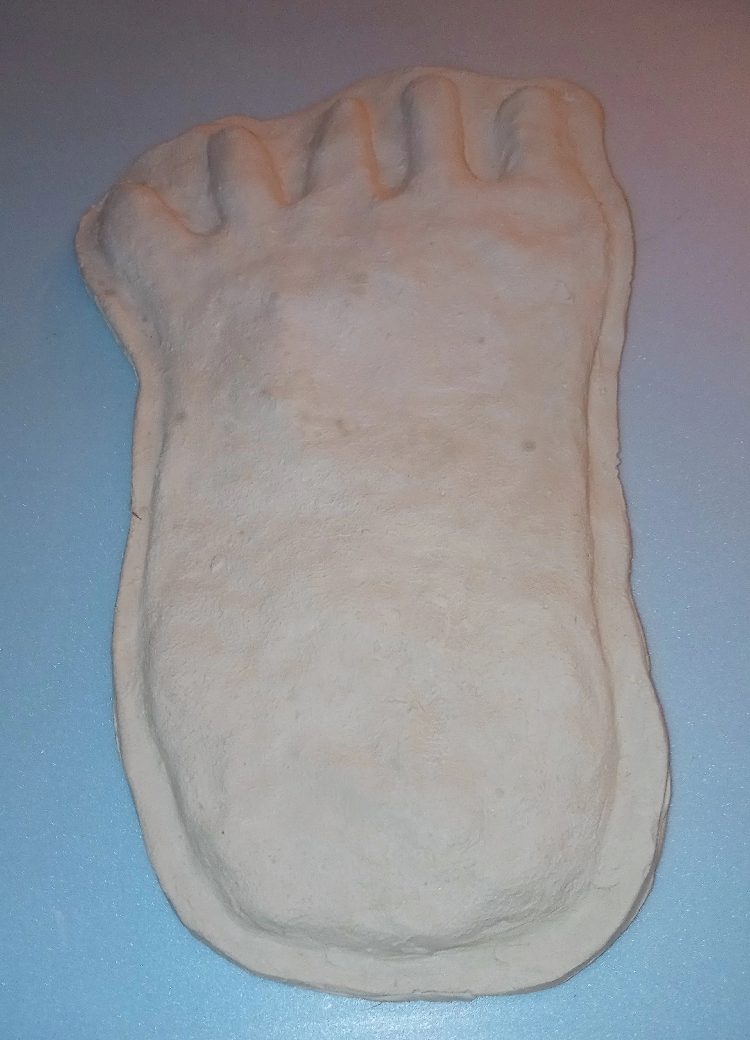 1976(?) Yowie Australian Yowie Footprint Yeti Footprint track cast Cryptozoology Yowie Bigfoot Cast Replica Footprint - Image 12
