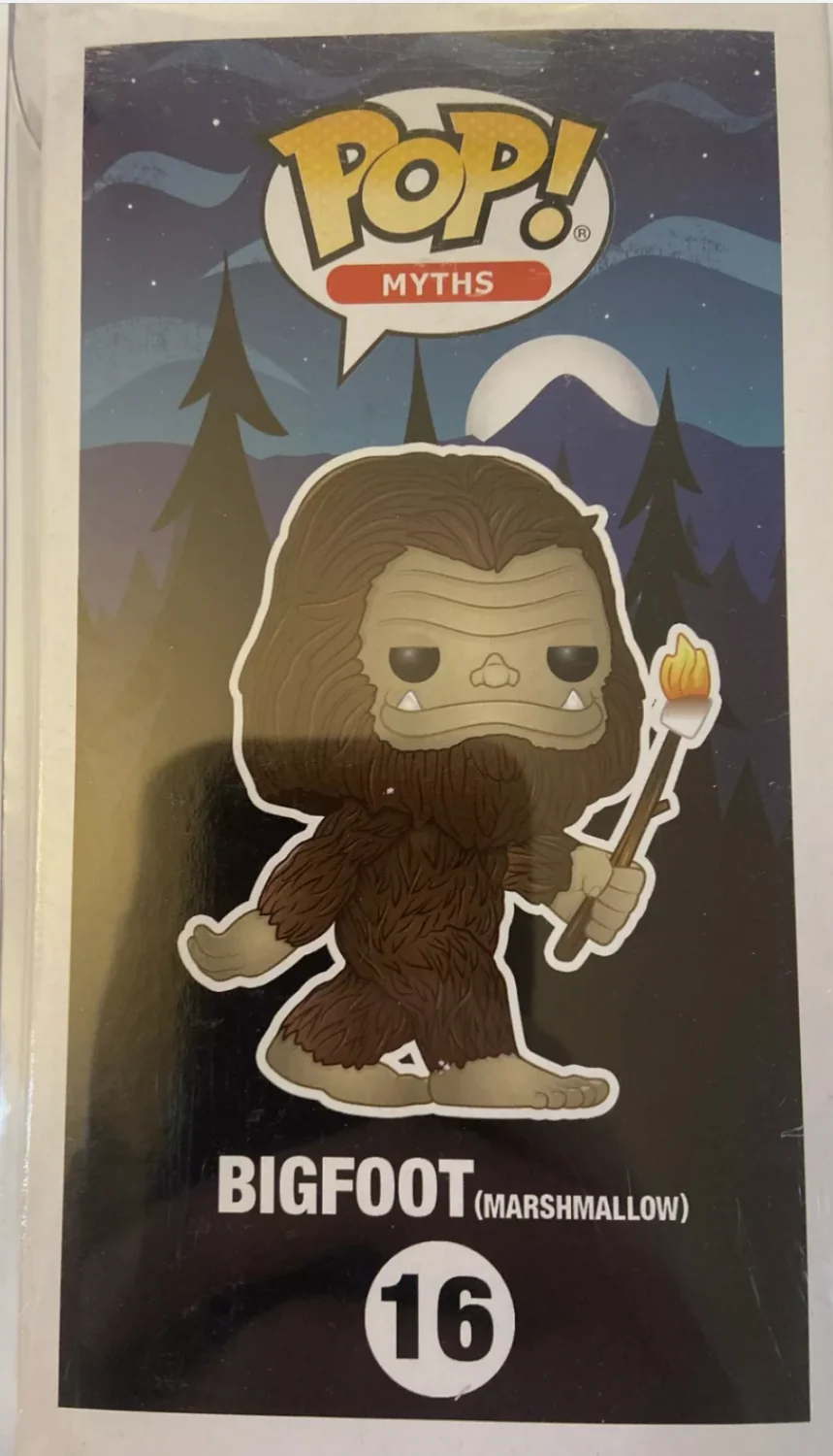 Funko Pop! Myths #16 Bigfoot with Marshmallow Stick Glow In The Dark FUNKO Shop Limited Edition - Image 3