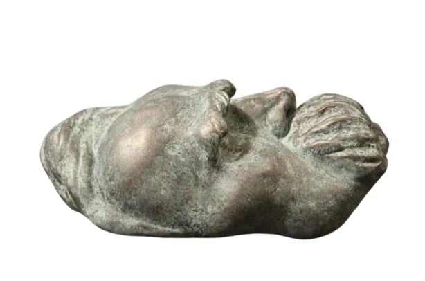 Nietzsche: Painted Death Mask Friedrich Nietzsche German Philosopher Philosophy 19th Century RARE Life mask / life cast - Image 4