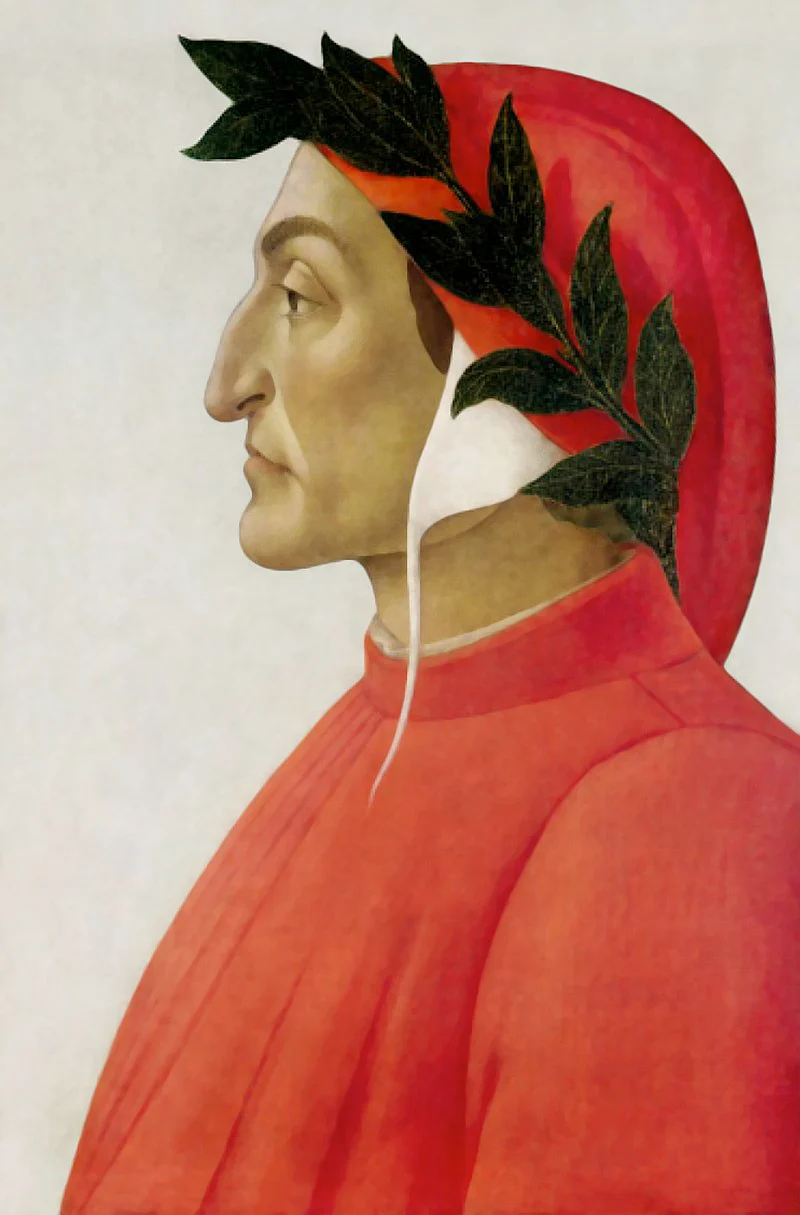 Death Mask of Dante Alighieri Bust Statue Italian Divine Comedy The Inferno Poet - Image 10