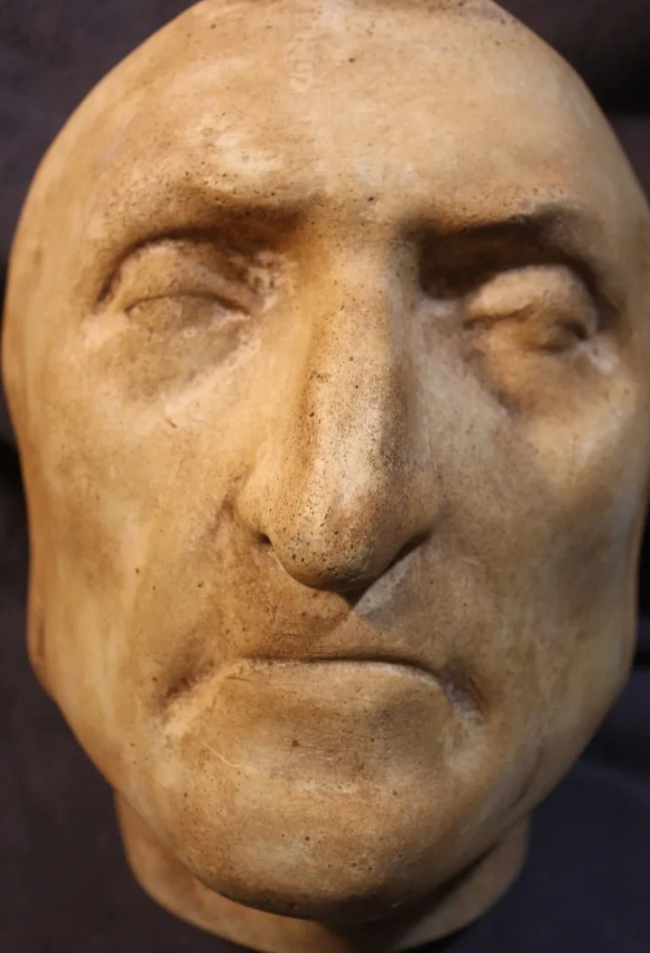 Death Mask of Dante Alighieri Bust Statue Italian Divine Comedy The Inferno Poet - Image 5