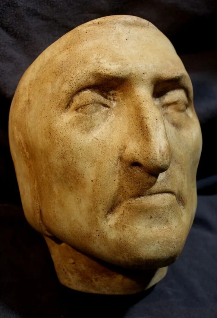 Death Mask of Dante Alighieri Bust Statue Italian Divine Comedy The Inferno Poet - Image 6