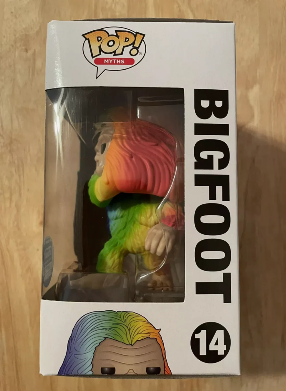 Funko Pop! Myths Bigfoot #14 Rainbow FUNKO Shop Limited Edition - Image 3