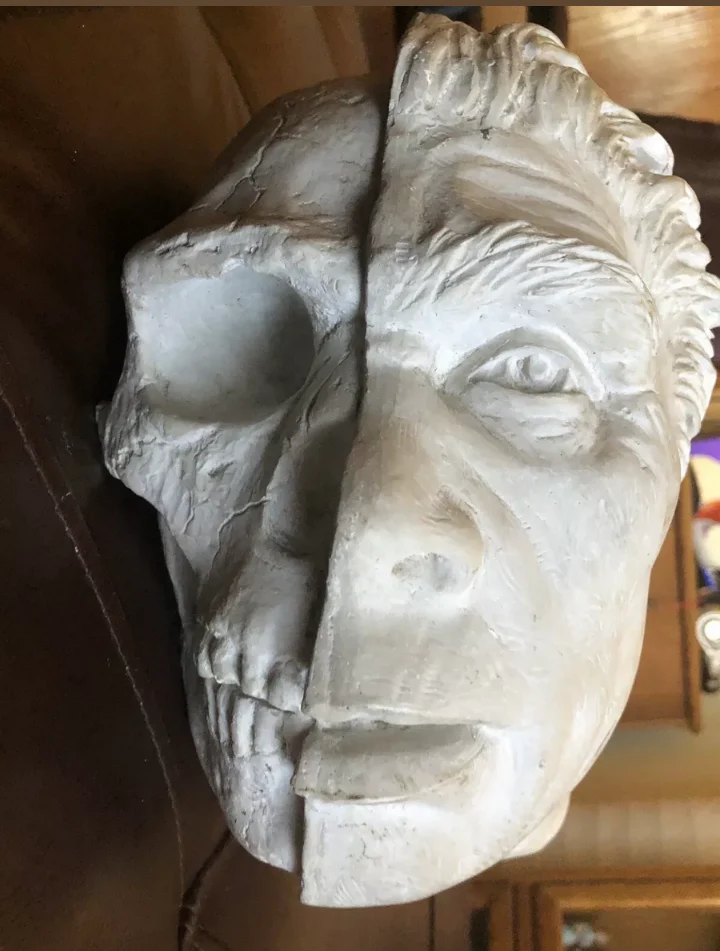 Gary Prazen Plaster Neanderthal Cast Replica - Image 3