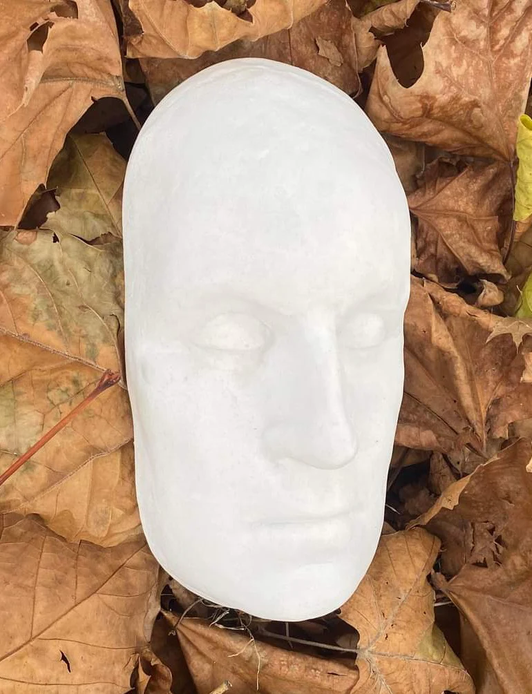 George Washington Llife Mask Death Cast Face Head Cast 1785 - Image 12