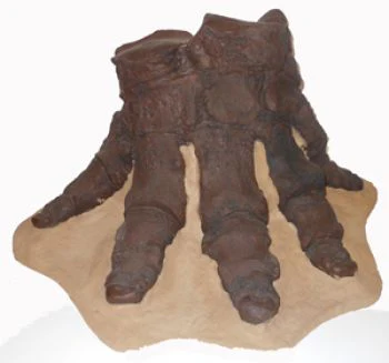 Mastodon foot cast replica Pleistocene. Ice Age - Image 2