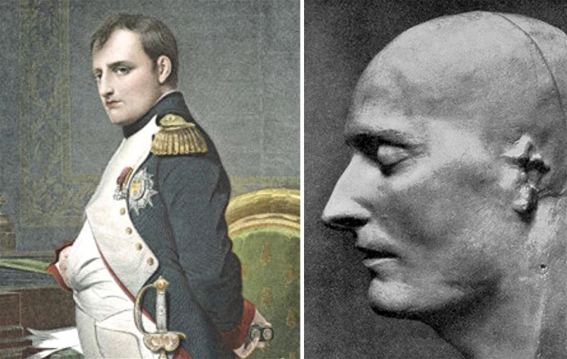 Napoleon: Life Cast Life Mask Death Cast of Napoleon Bonaparte (Plaster) - Image 4