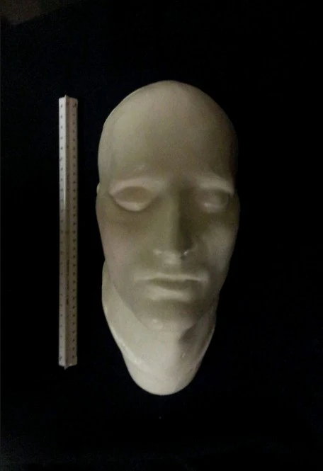 Napoleon: Life Cast Life Mask Death Cast of Napoleon Bonaparte (Plaster) - Image 5