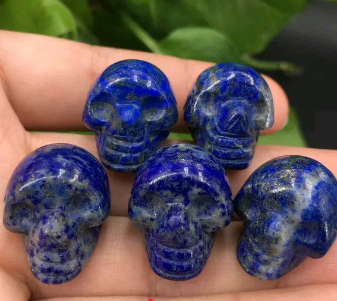 Natural quartz crystal mini Skull Carved Crystal Skull Healing Properties - Image 3
