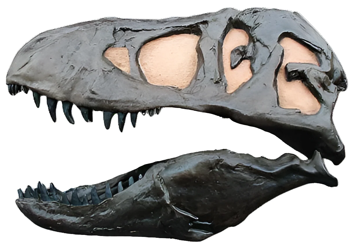 One sided T.rex skull cast replica (Left side) TMF - Image 2