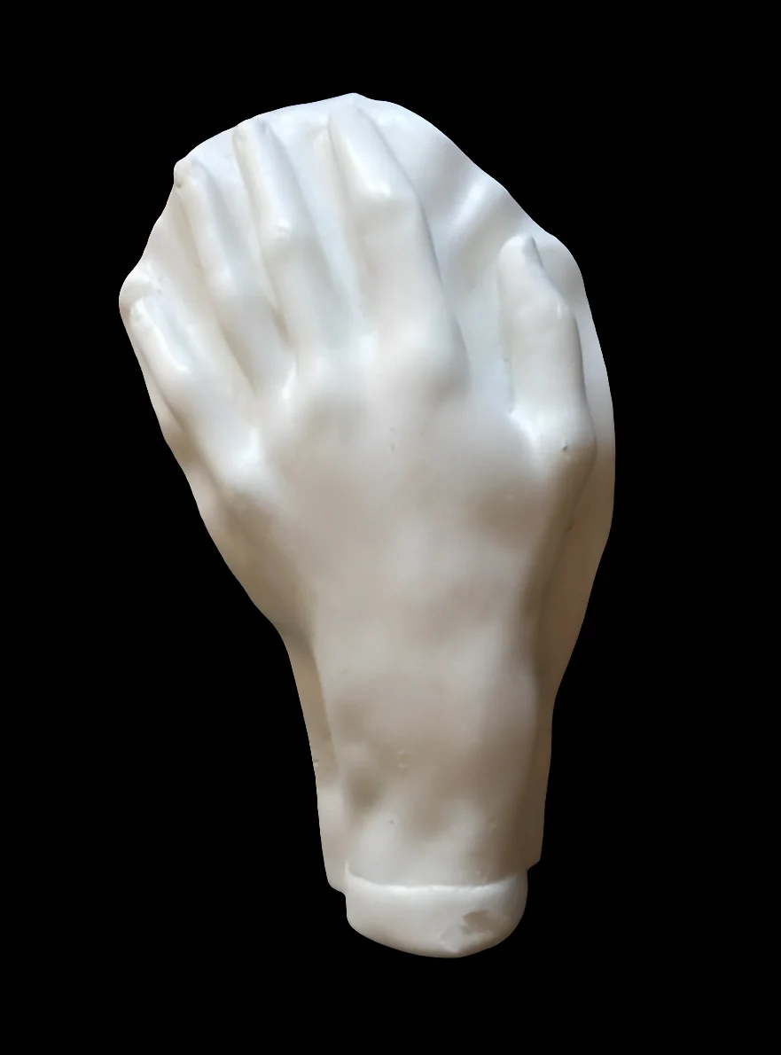 Chopin Left Hand cast (Plaster) life mask / life cast Death cast Death mask reproduction - Image 11