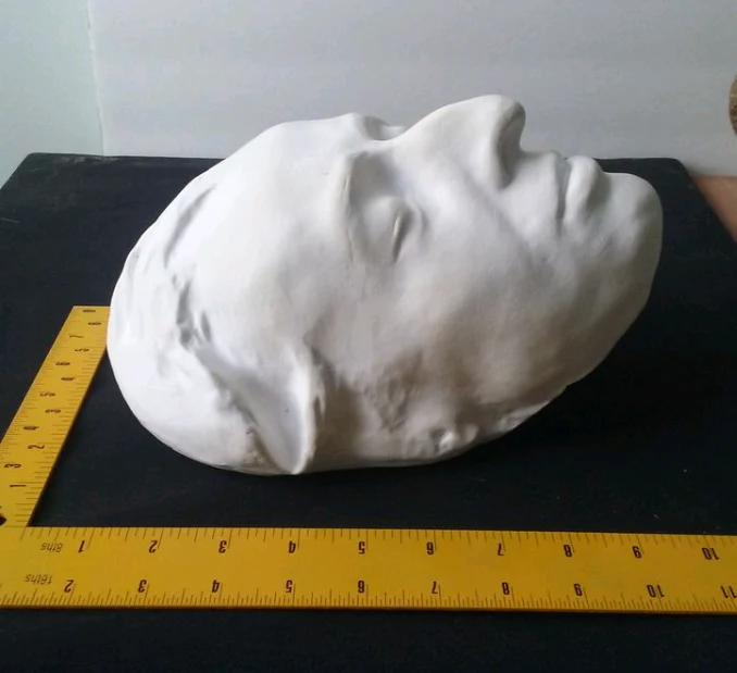 (Resin) Chopin life mask / life cast Head Face Death mask death cast - Image 8