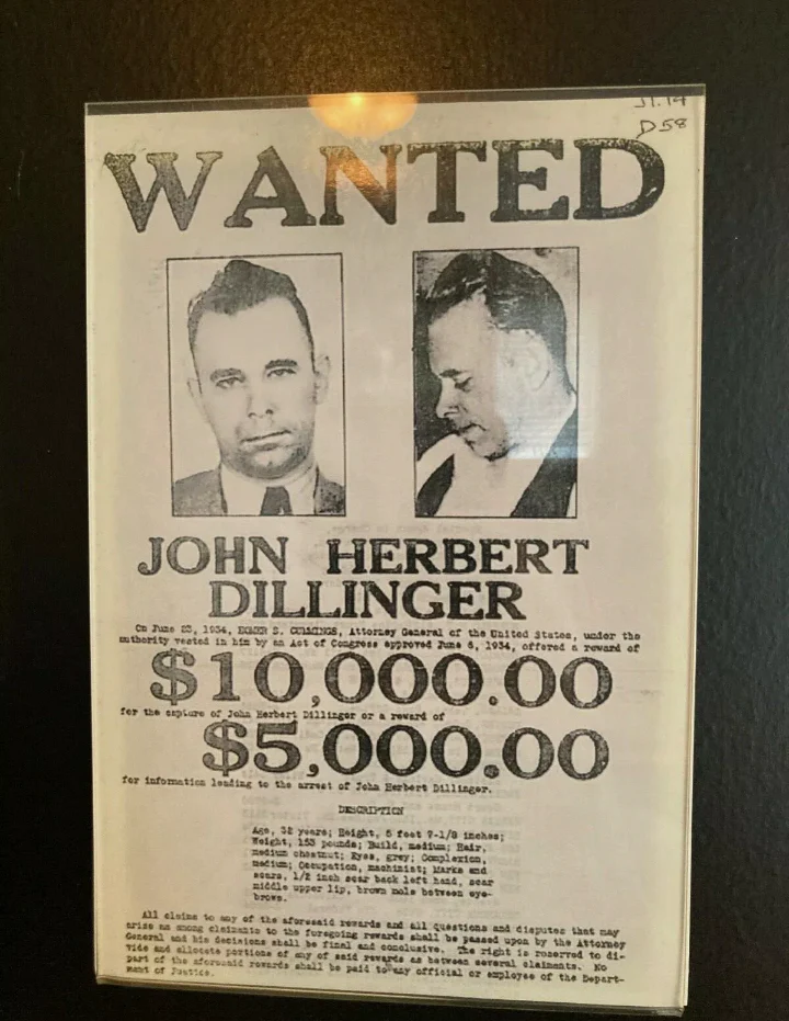 (Resin) John Dillinger Death Mask Cast Life Cast LifeMask Death mask life cast (Resin) - Image 8