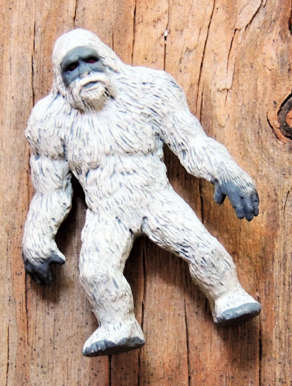 Yeti MINIATURE YETI Abominable Snowman Plastic Toy Figures Figurine Dollhouse Diorama Terrarium Supplies Small Fairy Garden Shadow Box Mini Toy - Image 2
